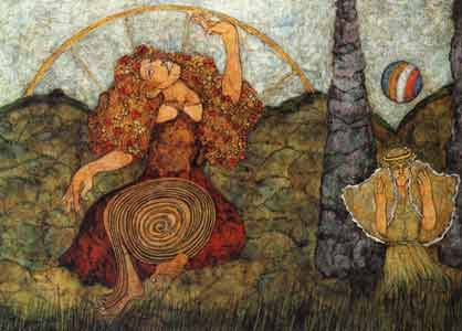 Meinrad Craighead Goddess Painting